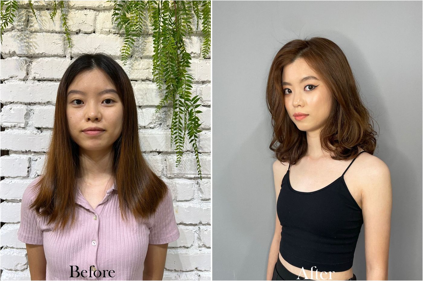 Hue Fudgy Apricot before and after