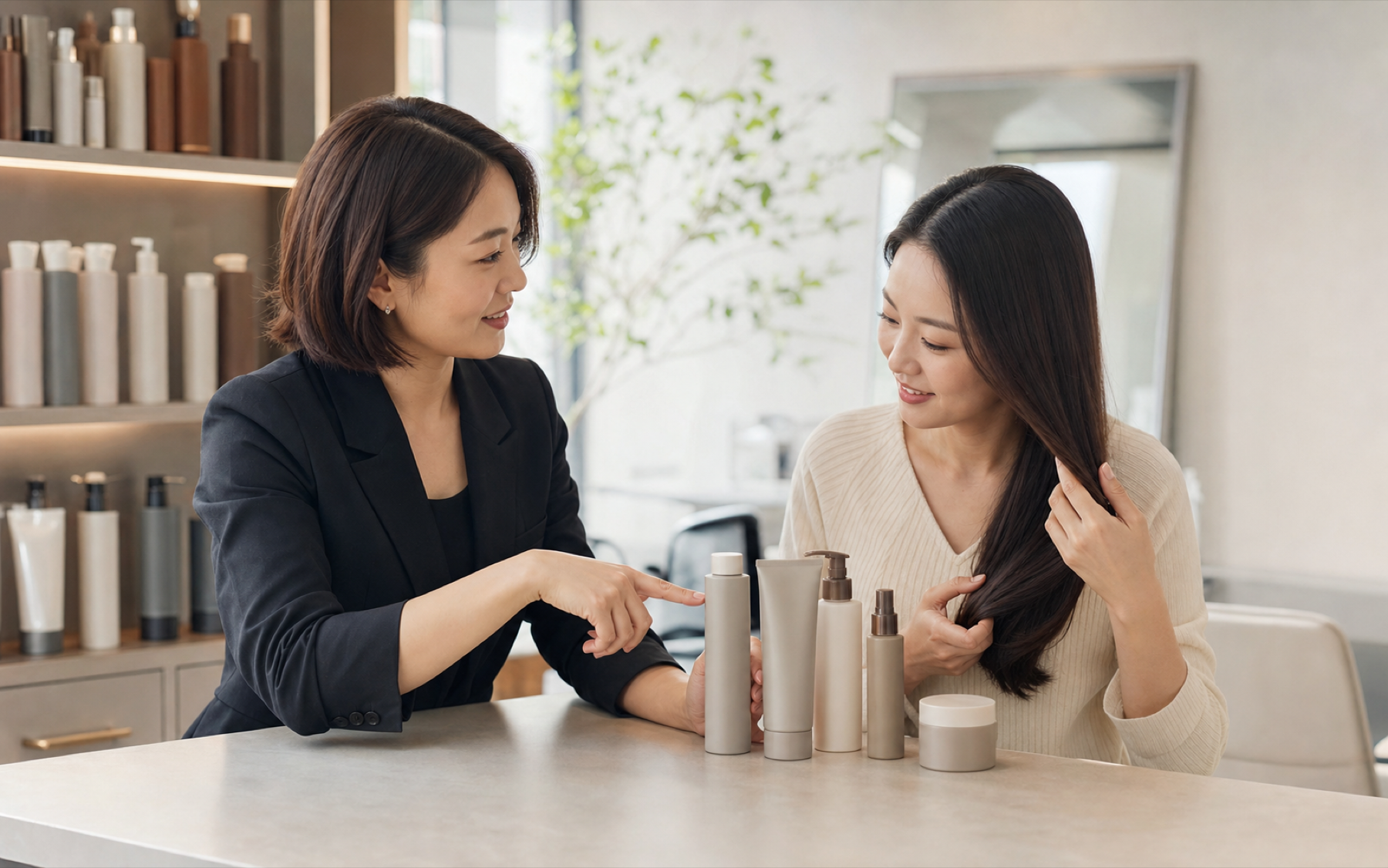 Professional salon home-care education
