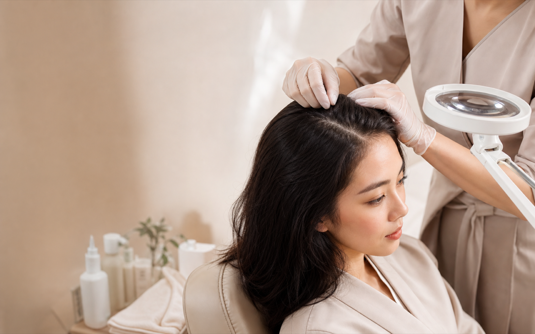 Professional scalp service education