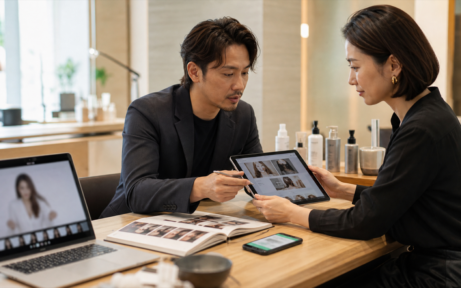Digital bridge between Passion team and salon clients