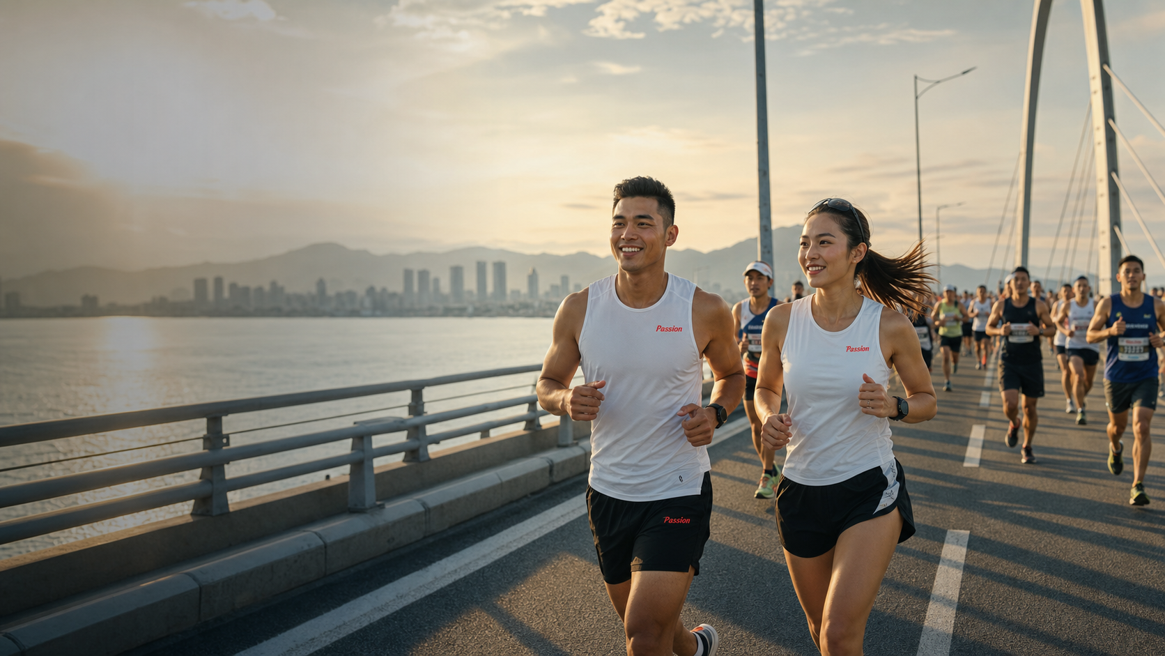 Passion runners at Penang Bridge Marathon